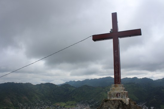 View of Jinotega from the summit where the city's cross is planted.