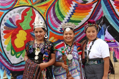 women dressed in traditional clothing.